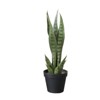 Coucheta Artificial Snake Plant Fake Sansevieria Indoor Decoration, Lifelike Faux Silk Plant Home Garden Decor Mother In Law Tongue Plants with Potted - 2 of 4