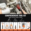 VEVOR Tool Kit, 216 Piece General Household Hand Tool Set, Home Repairing Tool Kit with Portable Tool Storage Case,BLACK - 4 of 4