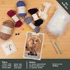 Hearth & Harbor Amigurumi Crochet Kit for Beginners, Adults, and Kids, Farm Collection Stuffed Crochet Animal Kit with Video Tutorials - 3 of 4