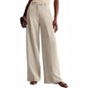 Clearlove Women's High Waisted Wide Leg Dress Pants Flowy Trousers with Elegant Drape Professional Office Pants - 3 of 4