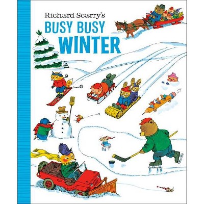 Richard Scarry's Busy Busy Winter - (Board Book)