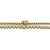 Guili 14K Gold-Plated CZ Graduated-Size Tennis Chain Necklace in White or Gold—Glamorous, Dazzling, and a Must-Have Jewelry Essential. - 2 of 2