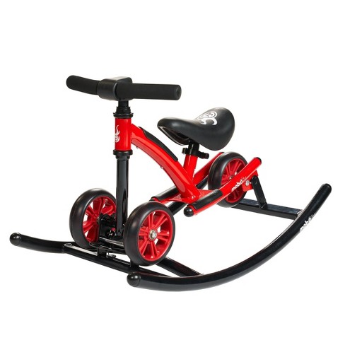 Mobo Wobo 2 in 1 Rocking Kids Balance Bike Red