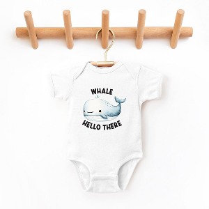 The Juniper Shop Whale Hello There Baby Bodysuit - 1 of 2