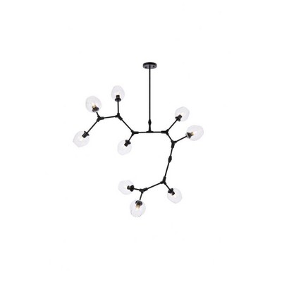 Elegant Lighting Cavoli 9 - Light Chandelier in  Black