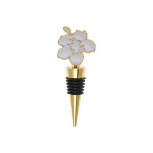 Unique Bargains Bottle Stoppers Five-Petal Floral Zinc Alloy PTR 4.02"x1.57"x0.79" 1 Pc - 1 of 3
