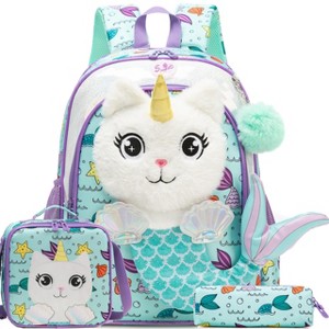 Generic Cute Mermaid Kids Backpacks for Girls School Backpack - 1 of 4