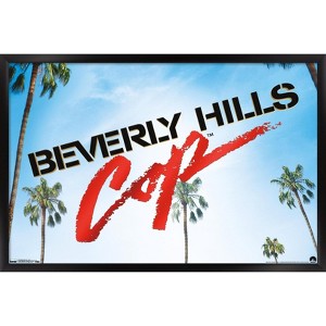 Trends International BEVERLY HILLS COP - LOGO Framed Wall Poster Prints - 1 of 4