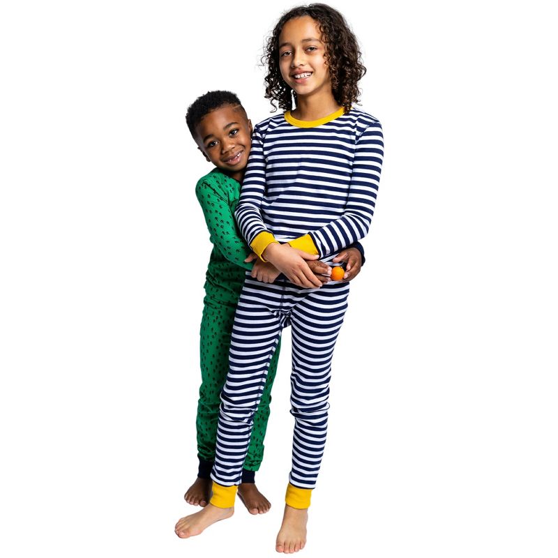 Mightly Kids' Fair Trade 100% Organic Cotton Tight Fit Pajamas Set, 4 of 7