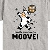 Boys' - Instant Message - Watch Me Moove Disco Cow Short Sleeve Graphic T-Shirt - 2 of 4