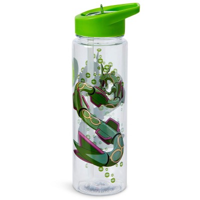 Just Funky Pokemon Rayquaza 16oz Water Bottle - BPA-Free Reusable Drinking Bottles