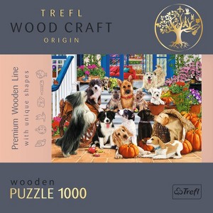 Trefl Wood Craft Doggy Friendship Jigsaw Puzzle - 1000pc - 1 of 4