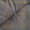 All Season Goose Down Alternative Duvet Comforter Insert - NTBAY - 3 of 4