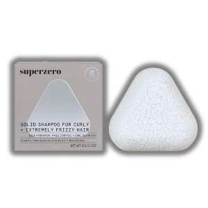 Superzero Solid Shampoo For Curly + Extremely Frizzy Hair | For hair that is curly, coily, wavy and/or extremely Frizzy - (2.15 oz) - 1 of 3