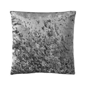 Kate Aurora Belissima Textured Velvet 18" x 18" Filled Accent Throw Pillow - 1 of 3