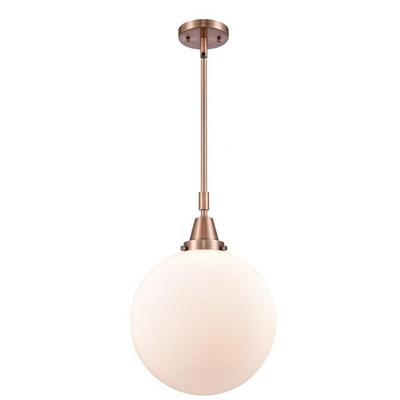 Beacon - 1 Light Stem Hung Mini Pendant In Industrial Style-16.13 Inches Tall and 12 Inches Wide