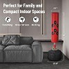 70” Indoor Free Standing Punching Bag - Tear-Resistant PVC Leather | 203Lbs Sand-Filled Base (12 Suction Cups+Shock Absorber) for Compact Home Space - 4 of 4