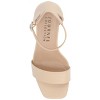 Journee Collection Women's Valenncia Narrow Width SuperNatural Shades Open Square Toe Ankle Strap Sandals - 4 of 4