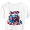 Women's - Star Wars - I Am Your Valentine Darth Vader Short Sleeve Graphic T-Shirt - 2 of 4