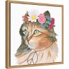 Amanti Art Cattitude I by Myles Sullivan Canvas Wall Art Print Framed 16-in. x 16-in. - 2 of 4