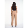 Lafidi Women’s High-Rise Straight Leg Pants – Elastic Waistband Work Trousers with Slash Pockets, Tailored Look - 4 of 4