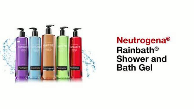 Neutrogena Rain Bath Shower &#38; Bath Gel Ocean Mist - 32 fl oz, 2 of 10, play video