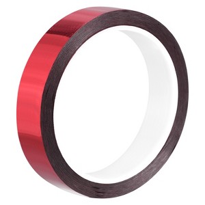 Unique Bargains Adhesive Mirror Finish Decor Metalized Polyester Crafts Tapes - 1 of 4