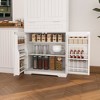 Ridstar 71.65 in. H Freestanding Food Storage Cabinet with Drawers, 2 Cabinets & 6 Door Shelves-White - 2 of 4