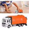 Kitcheniva 1:48 Garbage Truck Trash Bin Vehicles Diecast Car Toy - 3 of 4