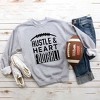 Simply Sage Market Women's Graphic Sweatshirt Hustle and Heart Football - 3 of 4
