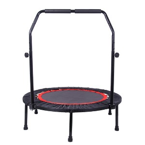 Racxily 40 Inch Mini Exercise Trampoline, Indoor Fitness Rebounder with Safety Pad for Adults & Kids - 1 of 4