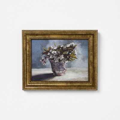 10"x8" Flower Vintage Framed Wall Art - Threshold™ designed with Studio McGee