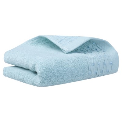 Unique Bargains Embroidery Pattern Cotton Comfortable Hand Towels for Bathroom Kitchen 14" x 30"