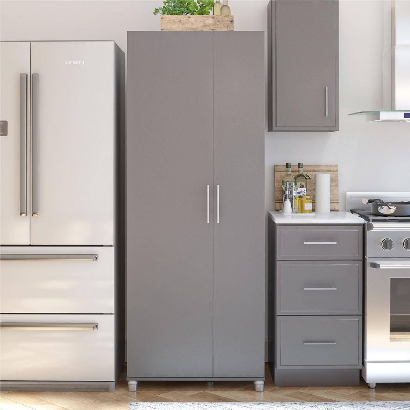 Cabell Tall Asymmetrical Cabinet Graphite Gray - Room &#38; Joy, 2 of 9