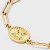 Bijoux Sport by Luv Aj MLB Gold Plated Brass Oval Coin Bracelet - 4 of 4