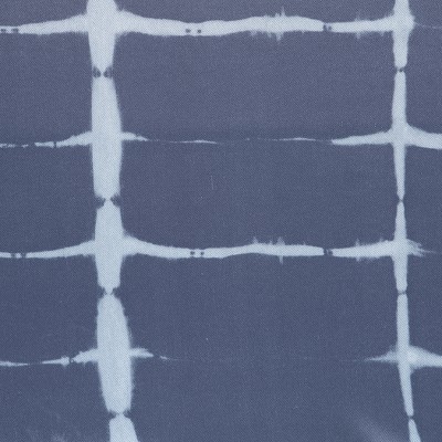 Navy Shibori Print Blackout Grommet Curtain Panel