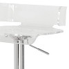 Transparent adjustable swivel stool - 3 of 4