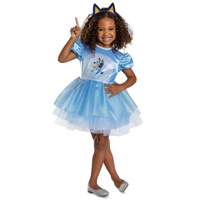 BBC Toddler Bluey Classic Costume Dress Blue