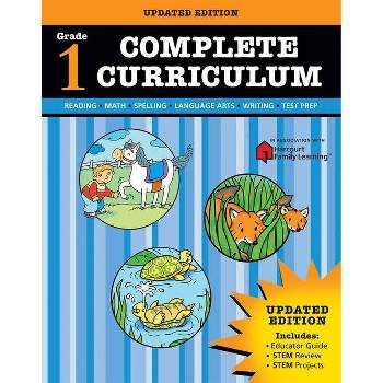 Complete Curriculum: Grade 1 - (Flash Kids Harcourt Family Learning) by  Flash Kids (Paperback)