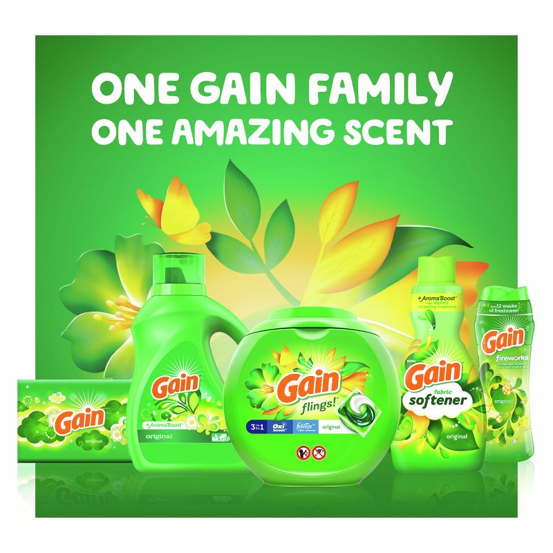Gain + Aroma Boost Original Scent HE Compatible Liquid Laundry Detergent, 6 of 11