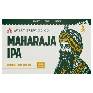 Avery The Maharaja IPA Beer - 6pk/12 fl oz Cans - 1 of 4