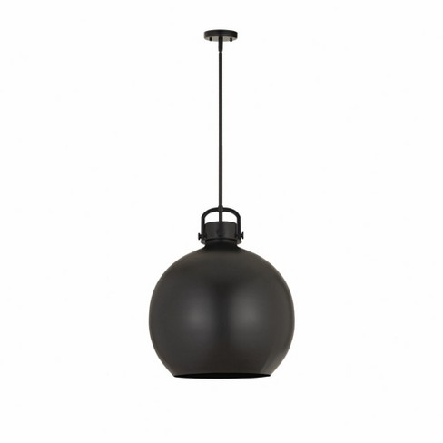 Innovations Lighting Newton Sphere 1 - Light Pendant in  Matte Black - image 1 of 1