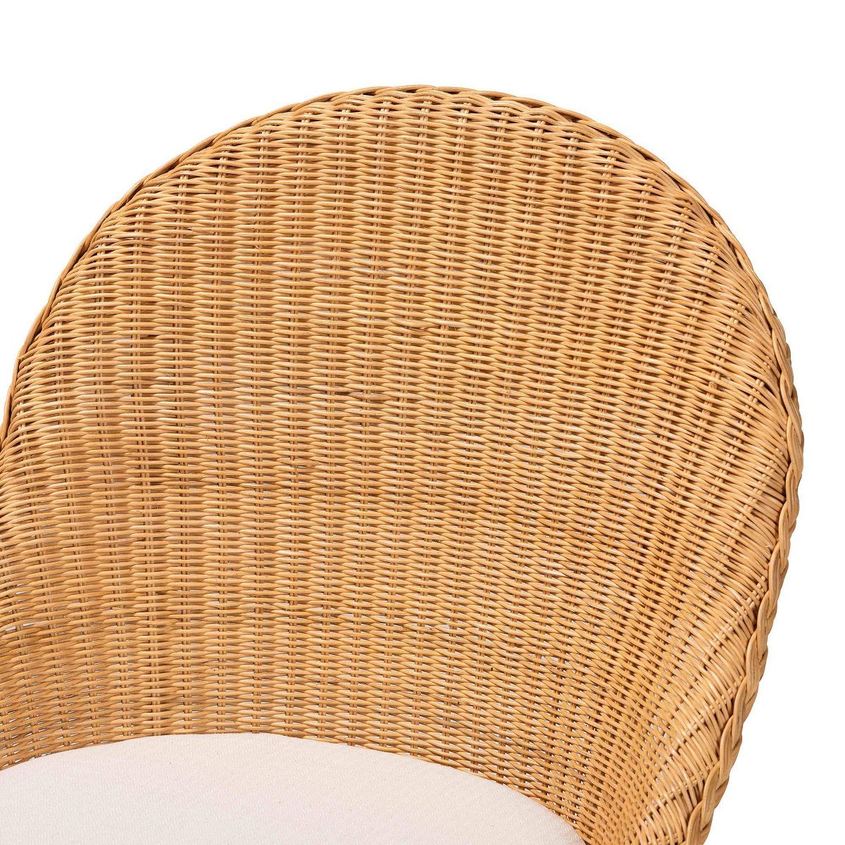 bali & pari Camelia Rattan Dining Chair Light Honey - thumbnail 6