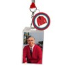 Mister Rogers Neighborhood Lanyard with Clear ID Badge Holder and Rubber Charm Red - 2 of 4