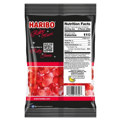 Haribo Ruby Hearts Candy - 8oz