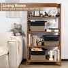 Aoibox Cotton Rope Cube Storage Bins with Handles for Shelves Closet Towel Book Toy Organizer 13x10x9 Inch - 2 of 4