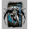 Boy's Marvel: Moon Knight Jumping Into Action From Above T-Shirt - 2 of 4