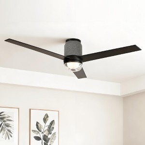 Parrot Uncle 52" Modern Black Smart LED Ceiling Fan with Light and Remote - 1 of 4