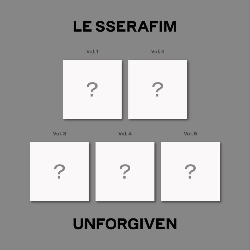 LE SSERAFIM - 1st Studio Album UNFORGIVEN (CD) (COMPACT Version), 1 of 3