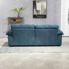 CAVINAS 84" Chenille Loveseat Sofa, Small Sofa Couch with 2 Throw Pillows & Memory Foam, for Living Room, Apartment, Office - 4 of 4